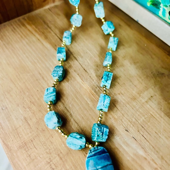 ❤️NEW YEARS SALE Beautiful Egyptian Beetle Scarab Stone Necklace - Picture 6 of 7